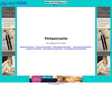 Tablet Screenshot of flirtpatrouille.de